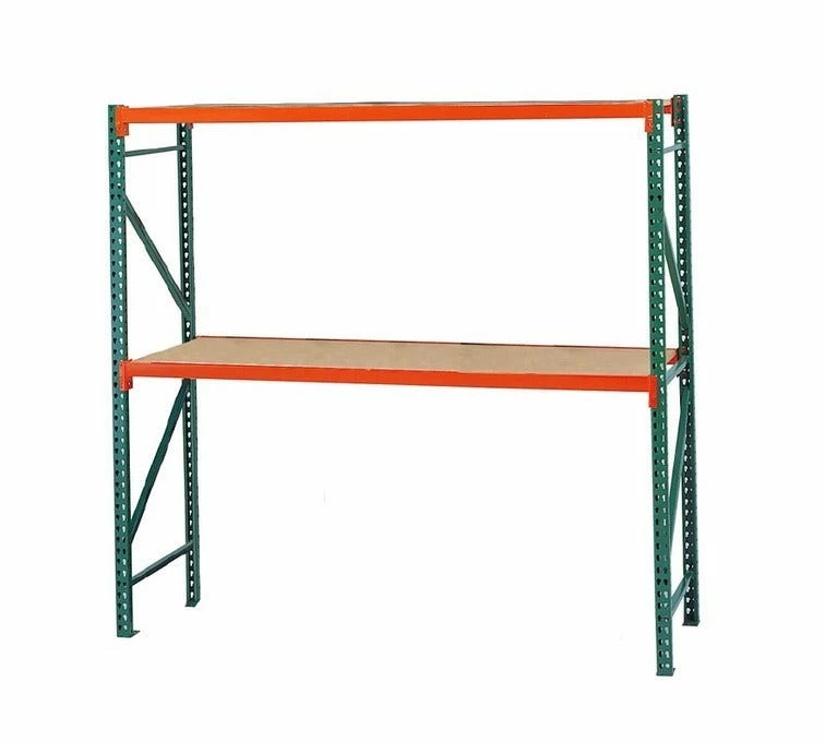 Jaken 96 x 18 x 72 2 Shelves 1600 lb Cap. Bulk Rack Shelving - KS3W-9618072 - Car Ports - Image 3