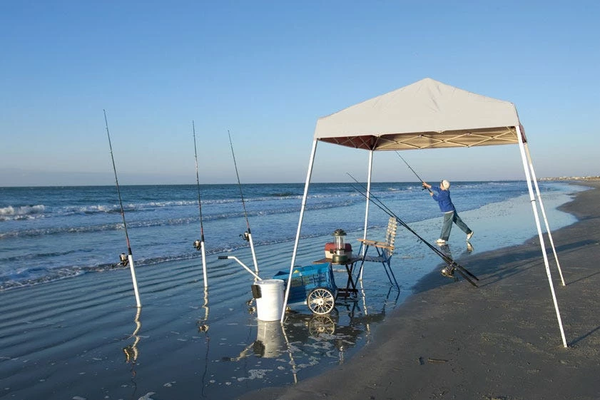 ShelterLogic 8 Foot x 8 Foot Popup Canopy White Cover - 22571 - Car Ports 4 ShelterLogic 8 Foot x 8 Foot Popup Canopy White Cover - 22571 - Car Ports - Image 2