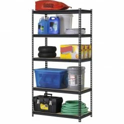 Muscle Rack 5 Shelf Metal Shelving Unit - URWM185BLK -Cheap Storage & Moving Store 0c3c10ba704d3801a4fc5e173c2681b144491928 21110005 4