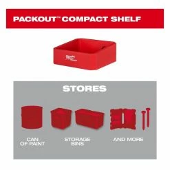 Milwaukee PACKOUT™ Compact Shelf - 48-22-8347 - Tool Holders & Equipment Storage -Cheap Storage & Moving Store 0c78fa5345ccb47f4cf994b74015caae7a2dd655 2022013229 5