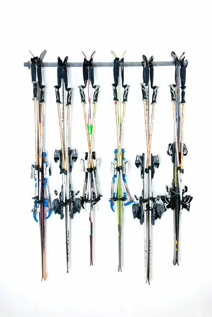 Monkey Bars Storage 6 Pair Ski Storage Rack - 3006 - Car Ports 3 Monkey Bars Storage 6 Pair Ski Storage Rack - 3006 - Car Ports