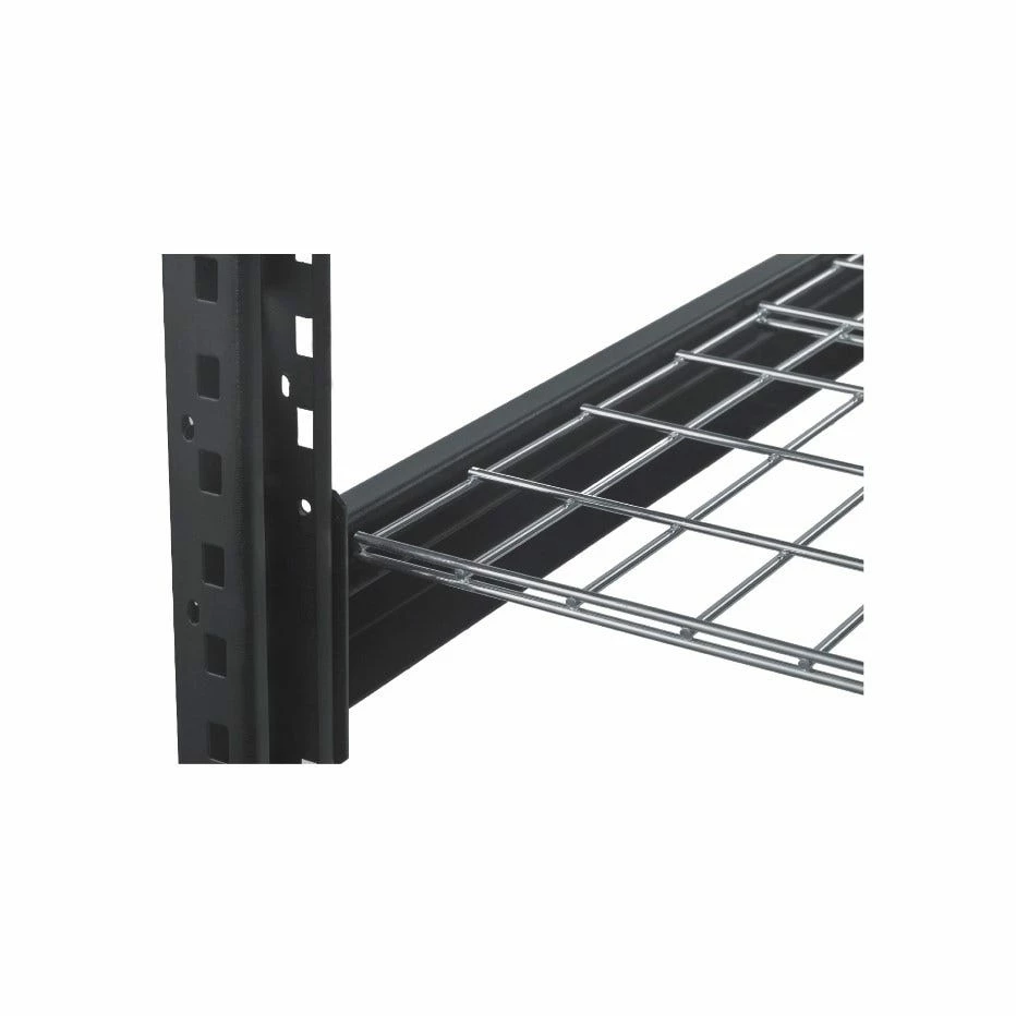 Muscle Rack 4-Level Welded Rack 77"W x 24"D x 72"H - BW2472W4BLK - Shelving 7 Muscle Rack 4-Level Welded Rack 77"W x 24"D x 72"H - BW2472W4BLK - Shelving - Image 5