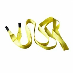 Max Load Yellow Polyester 4 inch x 30 Foot Tow Strap 37001 - Straps & Tie Downs