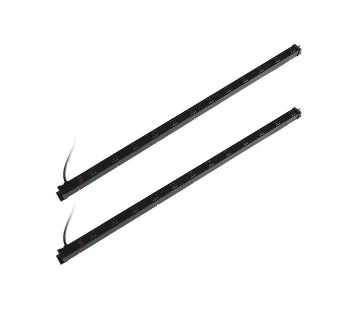 NATI Ultra Performance Black 4 ft 12outlet Power Strips Set of 2 72102 - Tool Chests 3 NATI Ultra Performance Black 4 ft 12outlet Power Strips Set of 2 72102 - Tool Chests