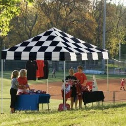 ShelterLogic 10 Foot x 10 Foot Popup Canopy Checkered Flag Cover - 22565 - Car Ports -Cheap Storage & Moving Store 1ba7fdc6ae3dce5211bccd281255cd3345b66d42 072110517