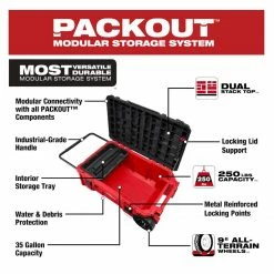 Milwaukee PACKOUT™ Rolling Tool Chest - 48-22-8428 - Equipment Cases -Cheap Storage & Moving Store 2199bc2866342471c1785edf478f30d720f5ebbf 2022016770 9