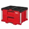 Milwaukee® Packout™ 2-Drawer Tool Box - 48-22-8442 - Tool Boxes
