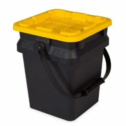 Tough Box 5-Gallon Bucket with Lid - 5GTBXBKTBY - Baskets & Bins