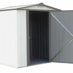 ShelterLogic EZEE Shed 6 Foot X 5 Foot Storage Shed in Cream with Charcoal Trim EZ6565LVCRCC - Garages, Sheds & Steel Buildings 10 ShelterLogic EZEE Shed 6 Foot X 5 Foot Storage Shed in Cream with Charcoal Trim EZ6565LVCRCC - Garages, Sheds & Steel Buildings -Cheap Storage & Moving Store 24a8b3b4b0affa2dc64c5fb2ad8588454d698cf0 3 8 113