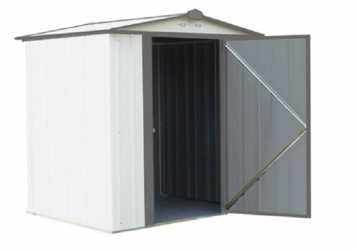 ShelterLogic EZEE Shed 6 Foot X 5 Foot Storage Shed in Cream with Charcoal Trim EZ6565LVCRCC - Garages, Sheds & Steel Buildings 6 ShelterLogic EZEE Shed 6 Foot X 5 Foot Storage Shed in Cream with Charcoal Trim EZ6565LVCRCC - Garages, Sheds & Steel Buildings - Image 4