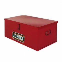 Jobox Small Chest with Hasp Lock 30" x 16" x 12" - 659990 - Tool Boxes