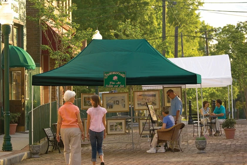 ShelterLogic 10 Foot x 15 Foot Popup Canopy Green Cover - 22552 - Car Ports 3 ShelterLogic 10 Foot x 15 Foot Popup Canopy Green Cover - 22552 - Car Ports