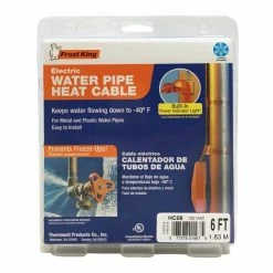 Frost King Electric Water Pipe Heat Cable 6 Foot HC6A - Tool Holders & Equipment Storage