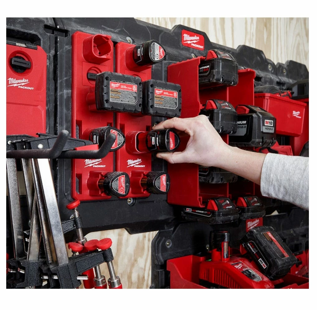 Milwaukee PACKOUT™ M12™ Battery Rack - 48-22-8338 - Tool Holders & Equipment Storage 9 Milwaukee PACKOUT™ M12™ Battery Rack - 48-22-8338 - Tool Holders & Equipment Storage - Image 7