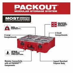 Milwaukee PACKOUT™ Deep Organizer - 48-22-8432 - Tool Boxes -Cheap Storage & Moving Store 3af08e806c23c1009cceae12108931e3225783f9 2022016768 7