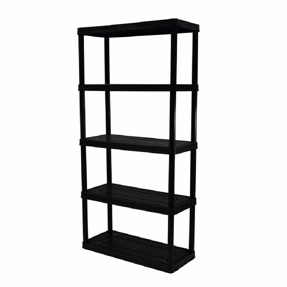 Gracious Living Medium Duty Ventilated Adjustable 5 Tier Shelving Unit - 91066MAXIT-1C 3 Gracious Living Medium Duty Ventilated Adjustable 5 Tier Shelving Unit - 91066MAXIT-1C