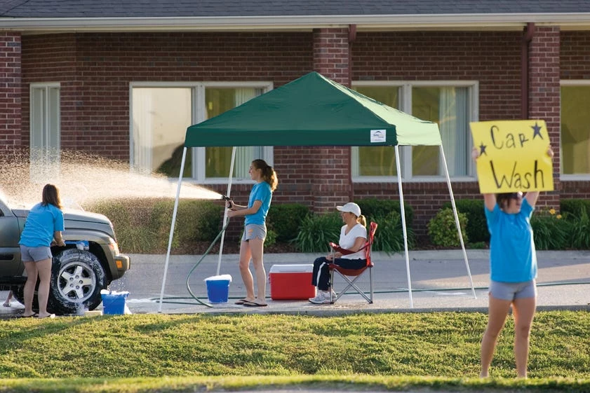 ShelterLogic 10 Foot x 10 Foot Popup Canopy Green Cover - 22557 - Car Ports 3 ShelterLogic 10 Foot x 10 Foot Popup Canopy Green Cover - 22557 - Car Ports