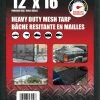 Erickson 12 x 16 Heavy Duty Mesh Tarp 57059-MID - Covers