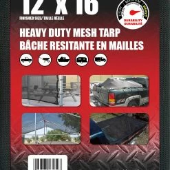 Erickson 12 x 16 Heavy Duty Mesh Tarp 57059-MID - Covers