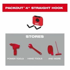 Milwaukee PACKOUT™ 4" Straight Utility Hook - 48-22-8334 - Tool Holders & Equipment Storage 13 Milwaukee PACKOUT™ 4" Straight Utility Hook - 48-22-8334 - Tool Holders & Equipment Storage -Cheap Storage & Moving Store 5812b3bf59640726d4a9964300a0fa28d50a0b70 2022013220 5