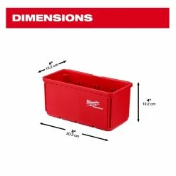 Milwaukee 2-Pack Large Bin Set for Packout™ - 48-22-8063 - Equipment Cases -Cheap Storage & Moving Store 65a572cb2dbaaf61ddce8402e1ba6485c557b0f8 2022018109 5