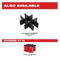 Milwaukee® Packout™ 2-Drawer Tool Box - 48-22-8442 - Tool Boxes 13 Milwaukee® Packout™ 2-Drawer Tool Box - 48-22-8442 - Tool Boxes -Cheap Storage & Moving Store 6676686d2a74c2e25f488a9e237e64d1b500b52a 15389916 6