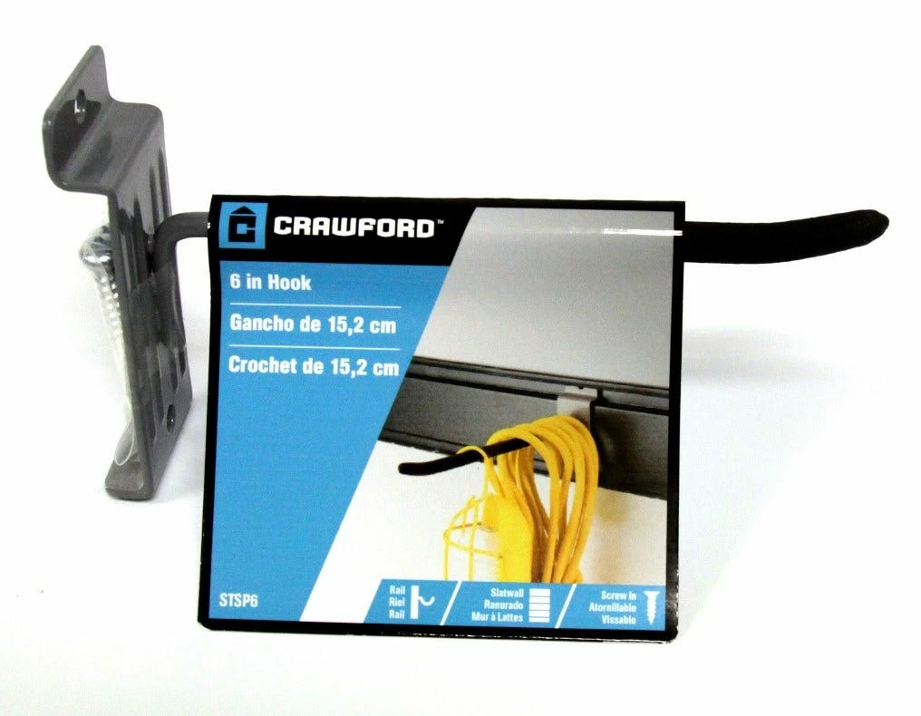 Duramount 6" Hook By Crawford STSP6 - Hooks 3 Duramount 6" Hook By Crawford STSP6 - Hooks