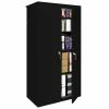 Steel Cabinets USA 30 x 15 x 72 4 Fixed Shelves with 2 Doors - FS-357-BLACK - Storage Cabinets -Cheap Storage & Moving Store 6c504c20d493bbb070203341ec5c0259e816fb20 21140001 21140001 image 21140001