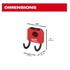Milwaukee PACKOUT™ 3" Curved Utility Hook - 48-22-8335 - Tool Holders & Equipment Storage -Cheap Storage & Moving Store 70785b2f897543bf0212fb7f3319923f9e00175b 2022013221 3