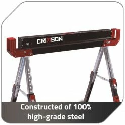 Crimson Adjustable Steel Sawhorse 1300LB - YH-HPP-7 - Storage & Moving -Cheap Storage & Moving Store 7197b628af4e4cd0a690cdc0578323be2a456a43 24970001 2