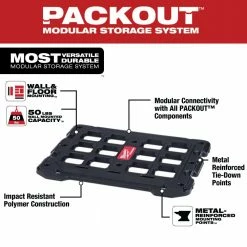 Milwaukee PACKOUT™ Mounting Plate - 48-22-8485 - Storage Tubs -Cheap Storage & Moving Store 739f63833f064d856281c450c564ecbe9321ca05 48 22 8485 2
