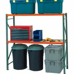 Jaken 96 x 48 x 72 2 Shelves 1600 lbs Cap. Bulk Rack Shelving - KS3W-9648072 - Car Ports -Cheap Storage & Moving Store 7403823603c6e5e487814e133c31181dc97c9f73 jaken 96x48x72 2 shelves 1600 lb. cap. bulk shelving ks3w 9648072 2