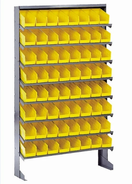 Jaken 40 pc. Floor Pick Rack with 6 Inch Plastic Bins PF-S6 - Car Ports 4 Jaken 40 pc. Floor Pick Rack with 6 Inch Plastic Bins PF-S6 - Car Ports - Image 2