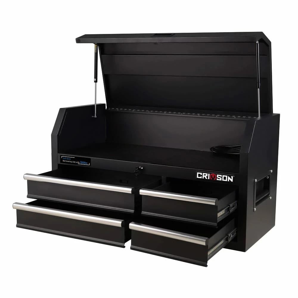 Crimson Force Top 4 Drawer 42" Gloss Black - CT421804ASC-RK - Tool Boxes 4 Crimson Force Top 4 Drawer 42" Gloss Black - CT421804ASC-RK - Tool Boxes - Image 2