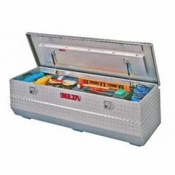 Delta Aluminum Full-Size Value Chest Truck Box, Bright - 896260 - Tool Holders & Equipment Storage