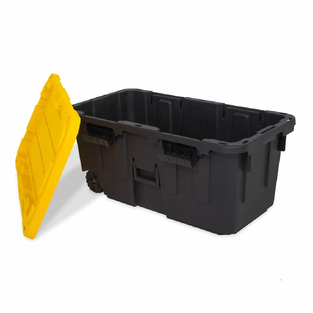Tough Box 20 Gallon Footlocker with Lid - 20GTBXBLKYW - Baskets & Bins 4 Tough Box 20 Gallon Footlocker with Lid - 20GTBXBLKYW - Baskets & Bins - Image 3