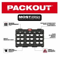 Milwaukee Packout™ Large Wall Plate - 48-22-8487 - Tool Holders & Equipment Storage -Cheap Storage & Moving Store 80495cb48b3e4929eedbbfa4418d5963f9e11347 2022013233 5