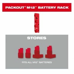 Milwaukee PACKOUT™ M12™ Battery Rack - 48-22-8338 - Tool Holders & Equipment Storage 14 Milwaukee PACKOUT™ M12™ Battery Rack - 48-22-8338 - Tool Holders & Equipment Storage -Cheap Storage & Moving Store 835ea13b6153465bb278d1e90086c6f54eca0987 2022013224 5