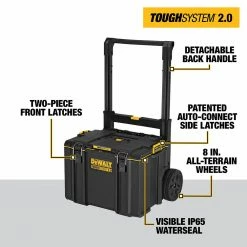DeWalt ToughSystem 2.0 Rolling Tool Box Mobile Storage - 26262605 - Tool Boxes -Cheap Storage & Moving Store 8469c3ba881ab47cbcf7a016c727ba4c74d3d33c dwst08450 3