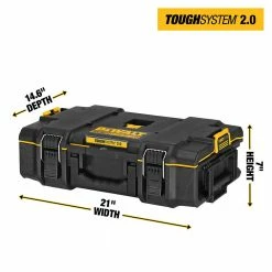 DeWalt ToughSystem 2.0 Small Tool Box - 26262607 - Tool Boxes -Cheap Storage & Moving Store 86d99dd9bf3056f2a181c01cb5836c7e9ed66dec dwst08165 4