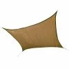 ShelterLogic Sand Square Sun Shade Sail 12 Foot x 12 Foot 25722 - Car Ports