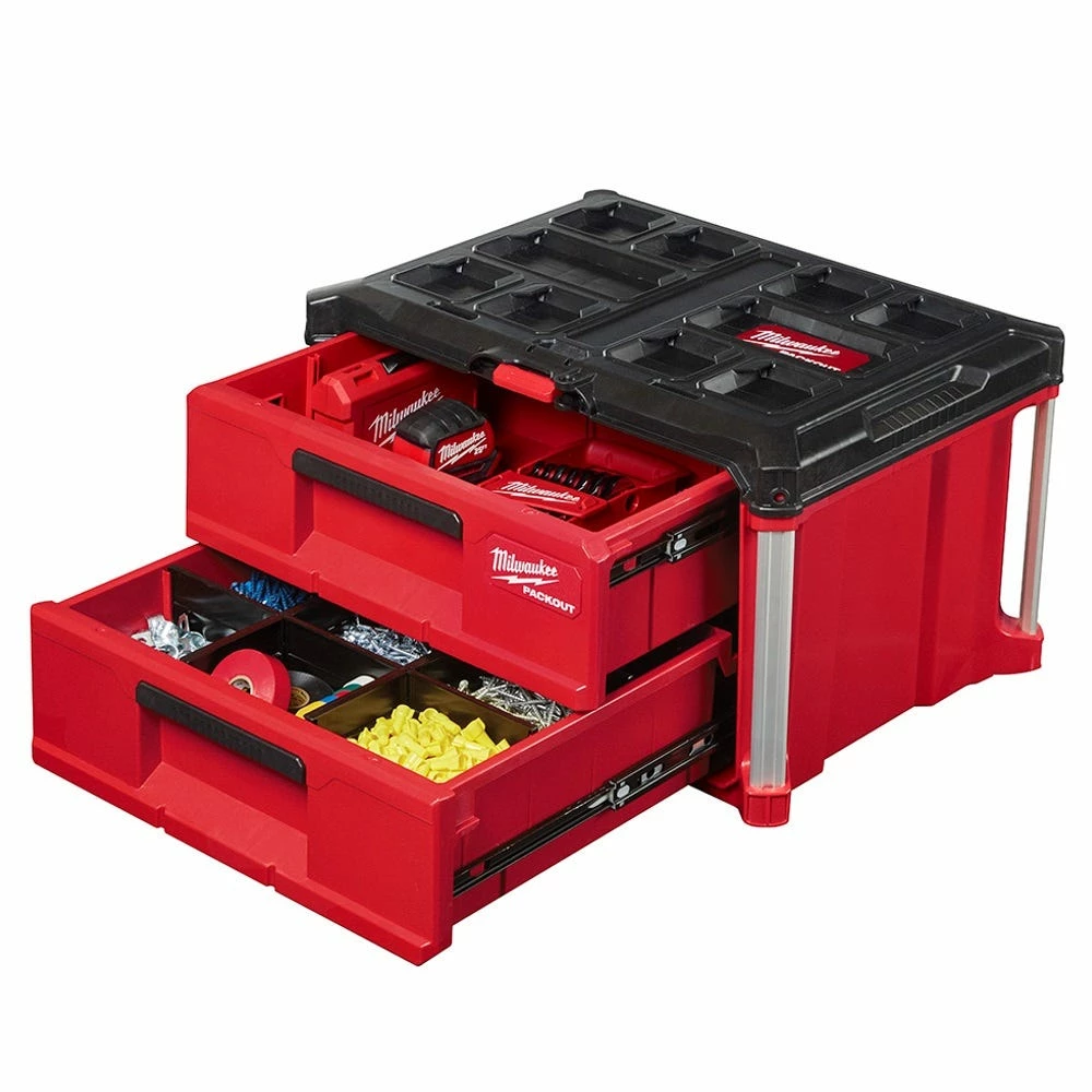 Milwaukee® Packout™ 2-Drawer Tool Box - 48-22-8442 - Tool Boxes 6 Milwaukee® Packout™ 2-Drawer Tool Box - 48-22-8442 - Tool Boxes - Image 4