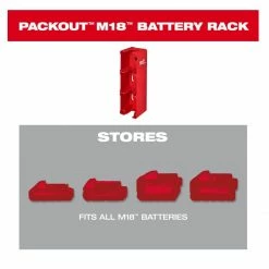 Milwaukee PACKOUT™ M18™ Battery Rack - 48-22-8339 - Tool Holders & Equipment Storage 13 Milwaukee PACKOUT™ M18™ Battery Rack - 48-22-8339 - Tool Holders & Equipment Storage -Cheap Storage & Moving Store 89252881a3279c55d2d799248b07ca028fa744e2 2022013225 5