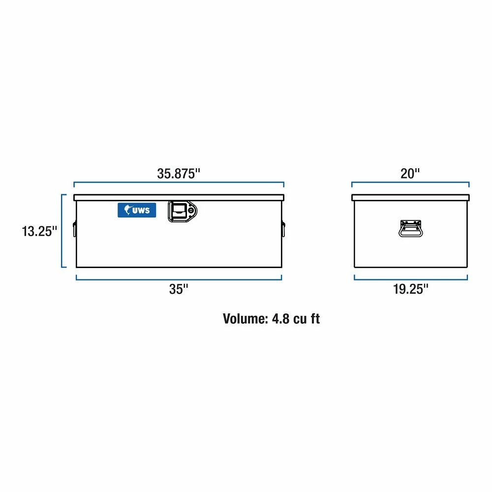UWS 36 Inch Foot Locker - EC20061 - Tool Boxes 5 UWS 36 Inch Foot Locker - EC20061 - Tool Boxes - Image 3