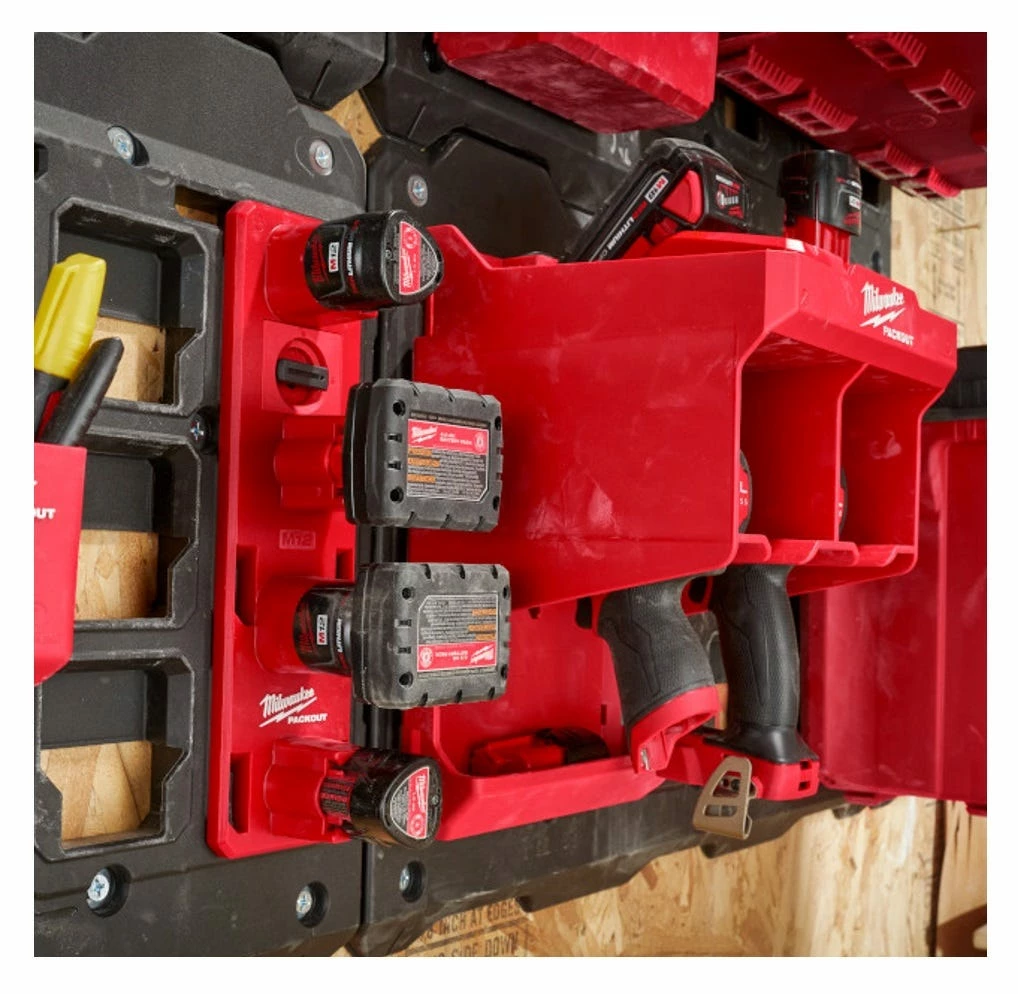 Milwaukee PACKOUT™ M12™ Battery Rack - 48-22-8338 - Tool Holders & Equipment Storage 10 Milwaukee PACKOUT™ M12™ Battery Rack - 48-22-8338 - Tool Holders & Equipment Storage - Image 8