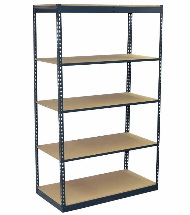 Jaken 48X36X84 5 Shelf 375 lb Cap. Medium Duty Boltless Shelving - 3AW5-483684 - Car Ports