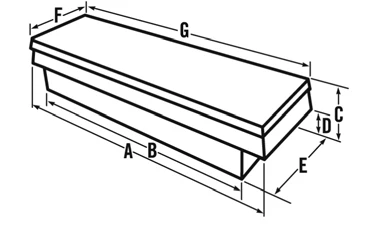 Delta Aluminum Single-Lid, Deep, Full-Size Crossover Truck Box, Black - 1-301002 - Tool Boxes 4 Delta Aluminum Single-Lid, Deep, Full-Size Crossover Truck Box, Black - 1-301002 - Tool Boxes - Image 2