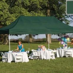 ShelterLogic 10 Foot x 20 Foot Popup Canopy with Green Cover - 22582 - Car Ports -Cheap Storage & Moving Store 95b1f92fb5cceb9f2675b17e790906d52a86fcc7 shelterlogic 10ft 20ft popup canopy w green cover 22582 1