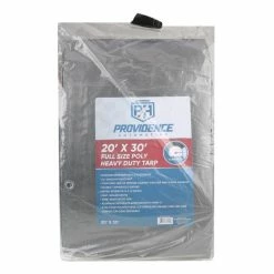 Providence Heavy Duty 20 x 30 Tarp, Silver/Black - 89-212-0204 - Tarps