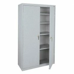 Sandusky Welded Storage Cabinet with 4 fixed Shelves 36"Wx18"Dx72"H - Storage Cabinets
